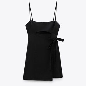 Zara Black Cutout Jumpsuit Dress
